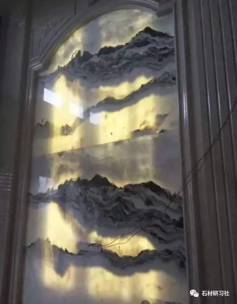 山水画大理石背景如何搭配设计？看案例