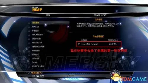 NBA 2K14 王朝模式图文全解析攻略