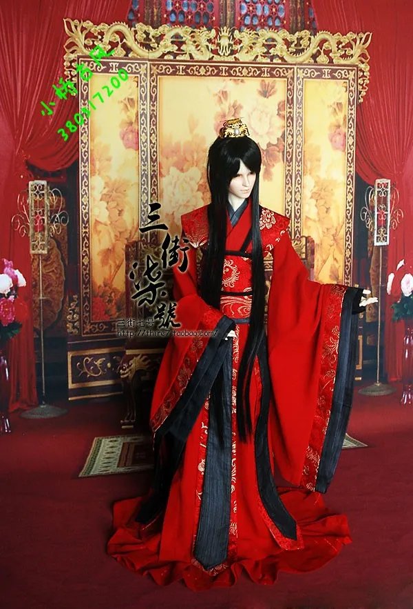 古装男SD娃娃图片