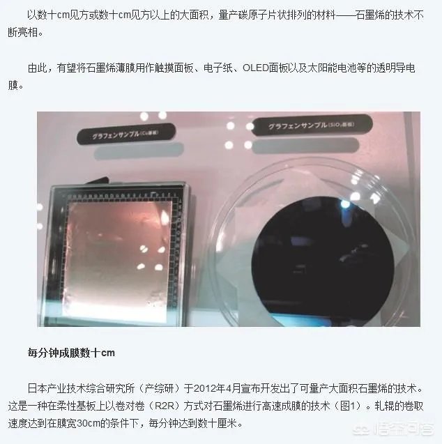 石墨烯透明导电膜有哪些工艺？