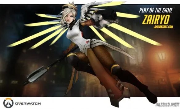 《守望先锋》天使精彩美图欣赏 就要这样的黑丝屁股