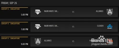 英雄联盟S4总决赛：小组赛赛程指南（二）