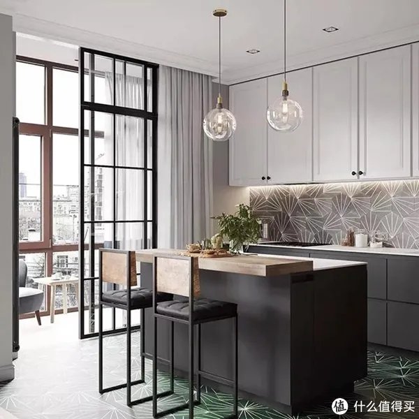 安利五种开放式厨房隔断设计方法，看看有没有适合你家的?