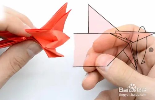 用一毛钱一张的彩纸如何折叠八脚大闸蟹