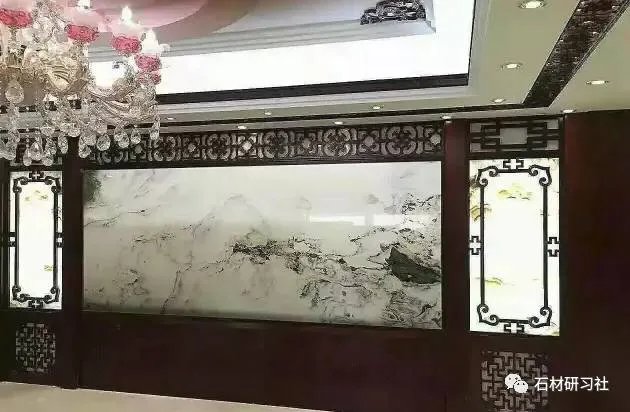 山水画大理石背景如何搭配设计？看案例