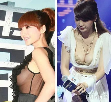 柳岩疑恋富二代试婚纱傲人事业线总是每次出场的焦点