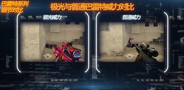 谁是火线最强巴雷特 毁灭与极光属性对比