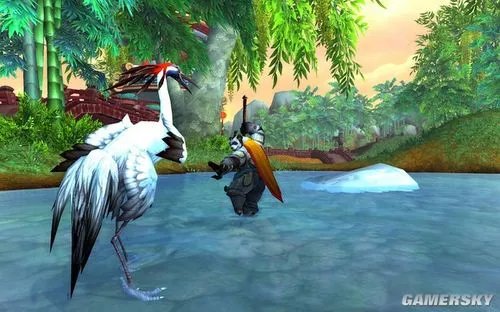 步入每日一图：《魔兽世界：潘达利亚的迷雾》熊猫人主城截图首发