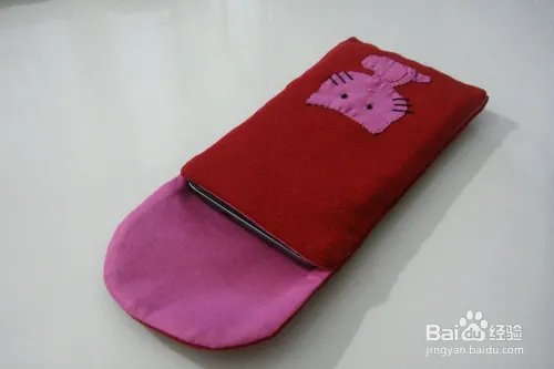 手缝kitty猫手机套