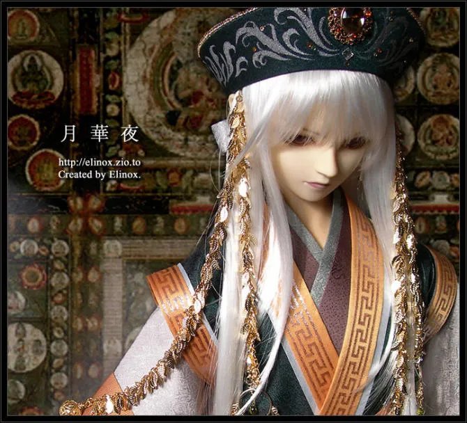 古装男SD娃娃图片