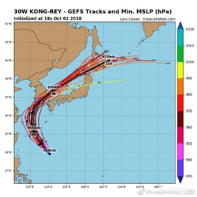 台风康妮会去追寻潭美前辈的脚步吗？