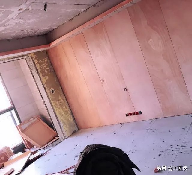 楼层装修发现厨房墙面有点歪