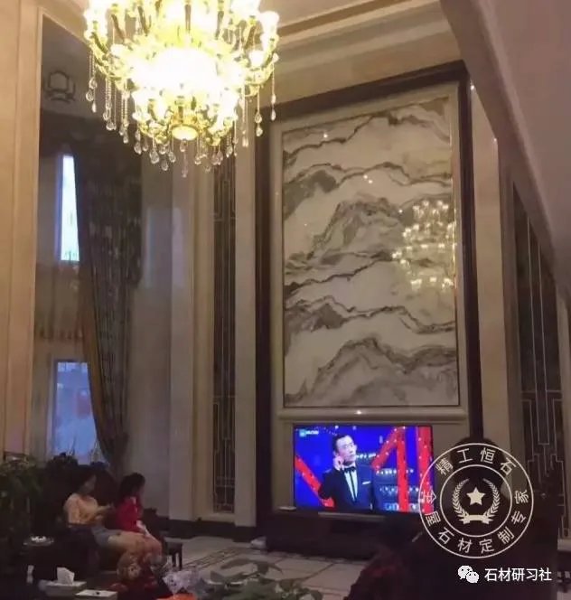 山水画大理石背景如何搭配设计？看案例