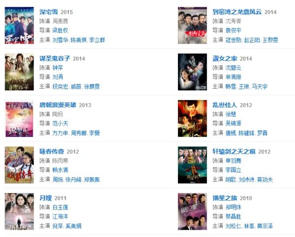 演员 叶童 演过哪些电视剧?分别是?