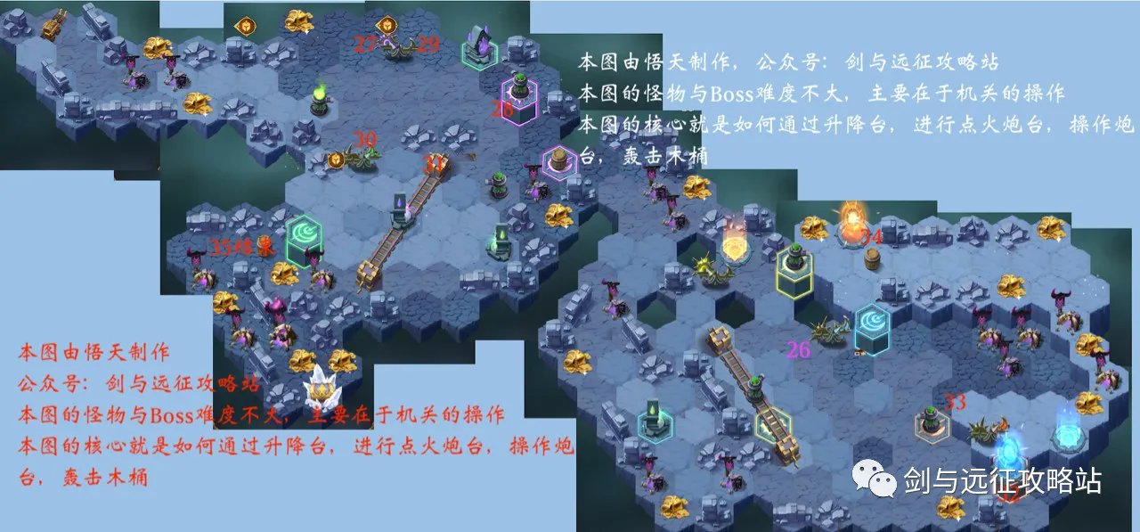 剑与远征凄寒高地路线图 凄寒高地路线顺序详解