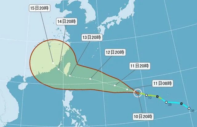 台风泰利最大可能去哪里？