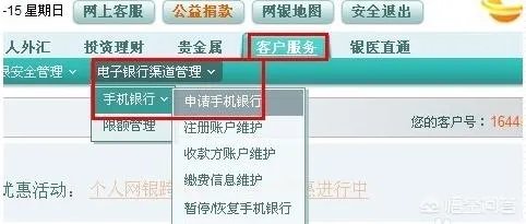 怎么开通手机网上银行