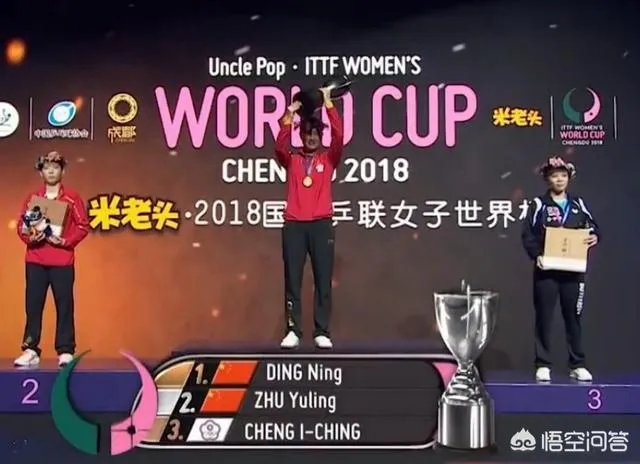 丁宁获得2018乒乓球世界杯女单冠军,可以拿到多少奖金,世界排名会上升多少?