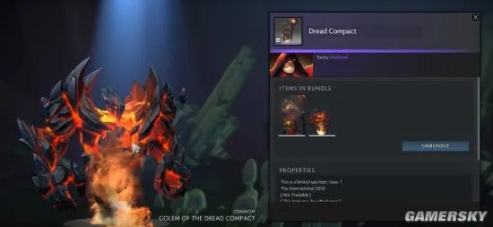 《Dota2》Ti8宝瓶上线 术士地狱火酷似影魔至宝