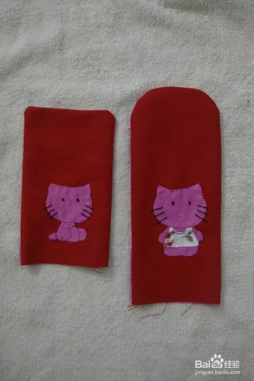 手缝kitty猫手机套