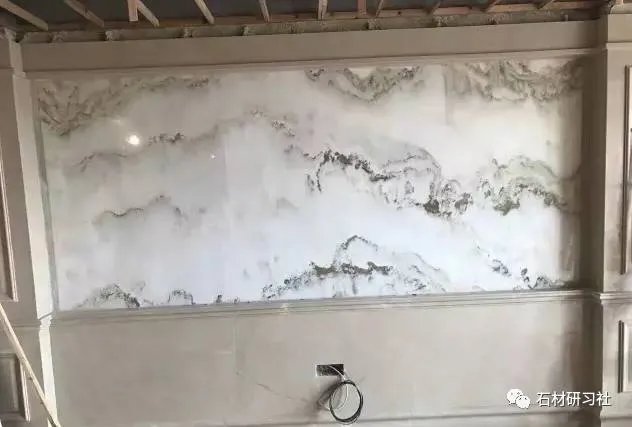 山水画大理石背景如何搭配设计？看案例