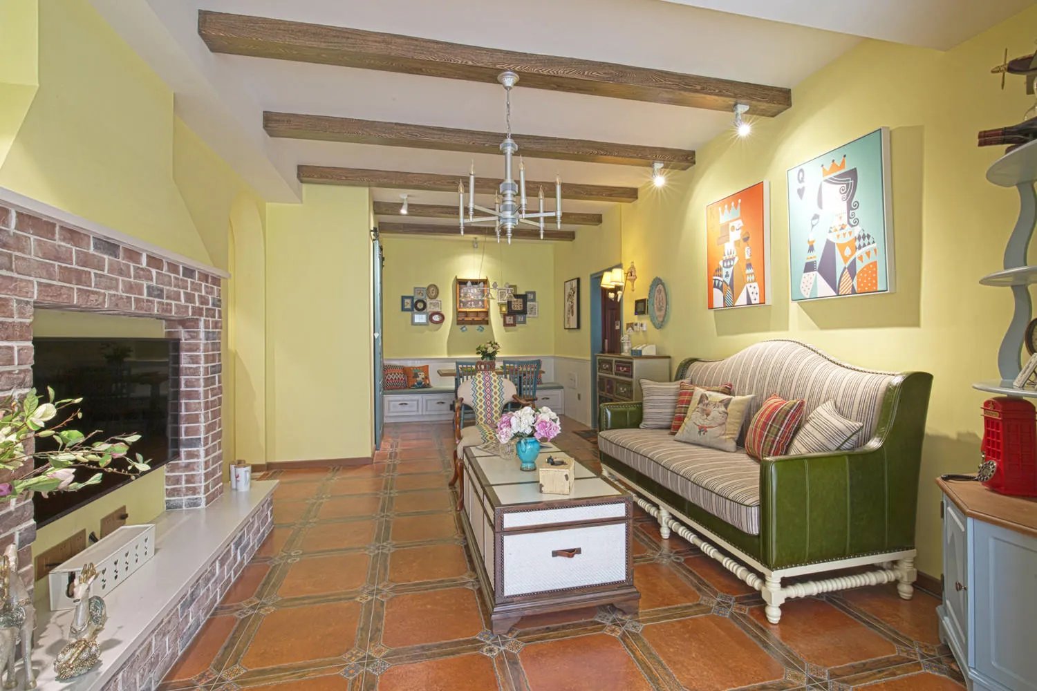 黄石万达华府90㎡自然田园风格,让你体验回归田园的静怡生活