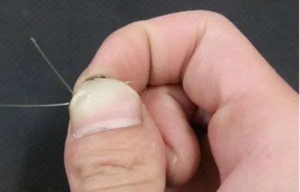 怎么绑鱼钩图解