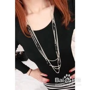 毛衣链搭配技巧