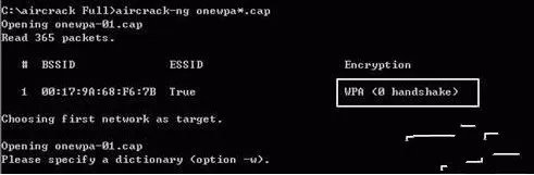aircrack-ng win教程