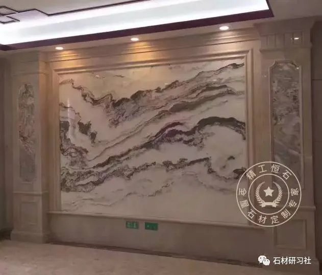 山水画大理石背景如何搭配设计？看案例