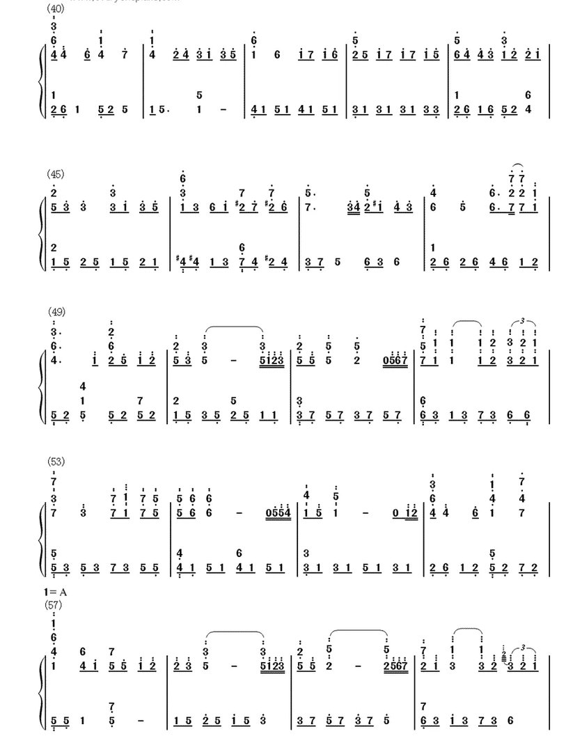 kiss the rain 的简谱