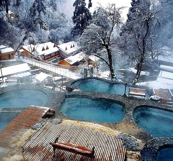 海螺沟温泉的温泉