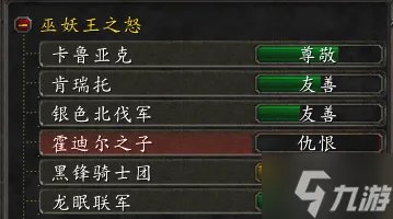 魔兽世界怀旧服wlk霍迪尔之子声望开启方法介绍