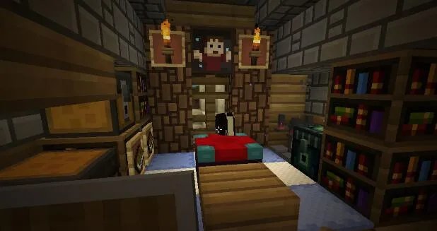 我的世界好看的林中小屋设计图 设计图一览