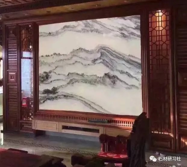 山水画大理石背景如何搭配设计？看案例