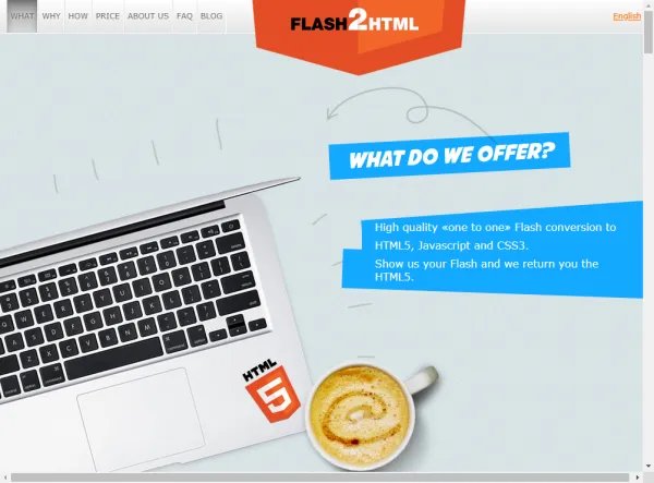 如何将flash转换成html
