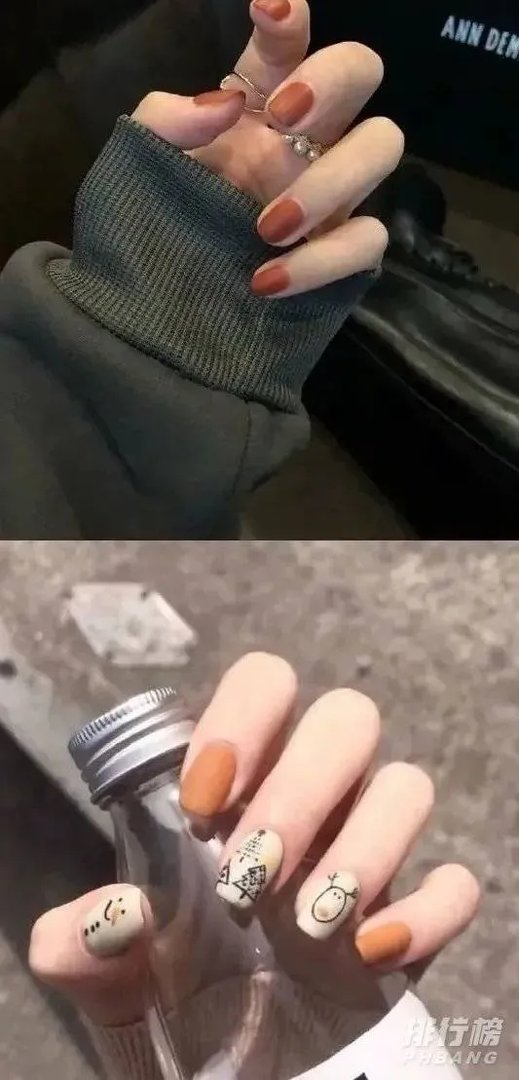 2020秋冬美甲最新款图片_美甲图片2020新款式秋冬显白