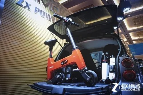 一张A3纸大小 喜摩H1微型折叠电动车