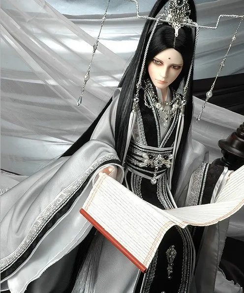 古装男SD娃娃图片