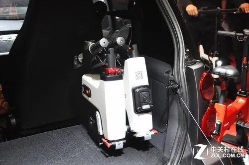 一张A3纸大小 喜摩H1微型折叠电动车