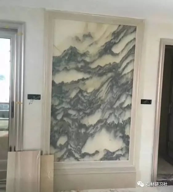 山水画大理石背景如何搭配设计？看案例