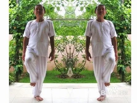 防病治病 单腿站立