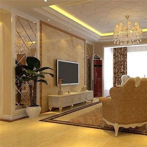 电视墙一般用什么材料 客厅电视墙装修图片欣赏