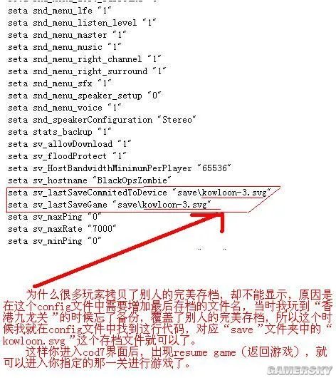 《使命召唤7：黑色行动》使用完美存档和作弊代码教程
