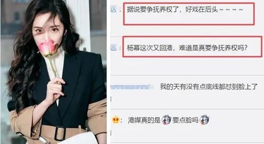 杨幂争女儿抚养权怎么回事：心酸经历揭其晒娃经历