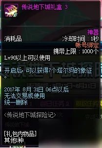 《DNF》传说地下城探险记活动奖励免费领取介绍