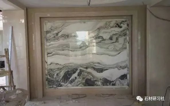 山水画大理石背景如何搭配设计？看案例