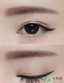 双眼皮眼线的画法 双眼皮眼线怎么画好看图解
