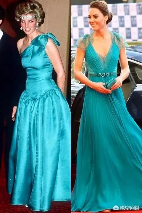 凯特金色战袍是致敬戴妃的
