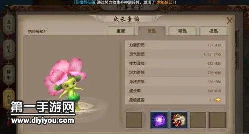 天龙八部手游花仙子珍兽技能属性及获得方法